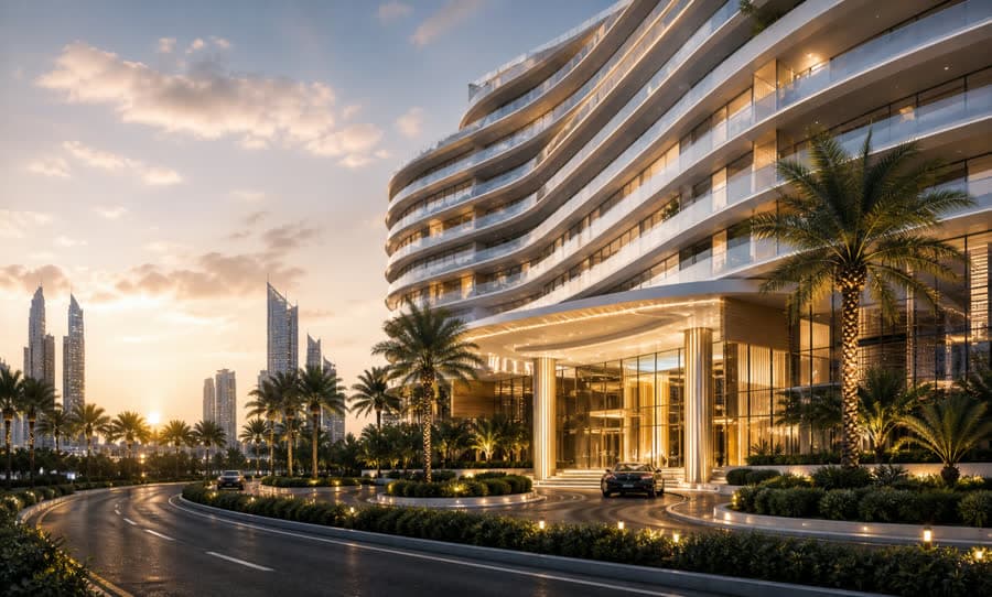 Green high-rise residential towers